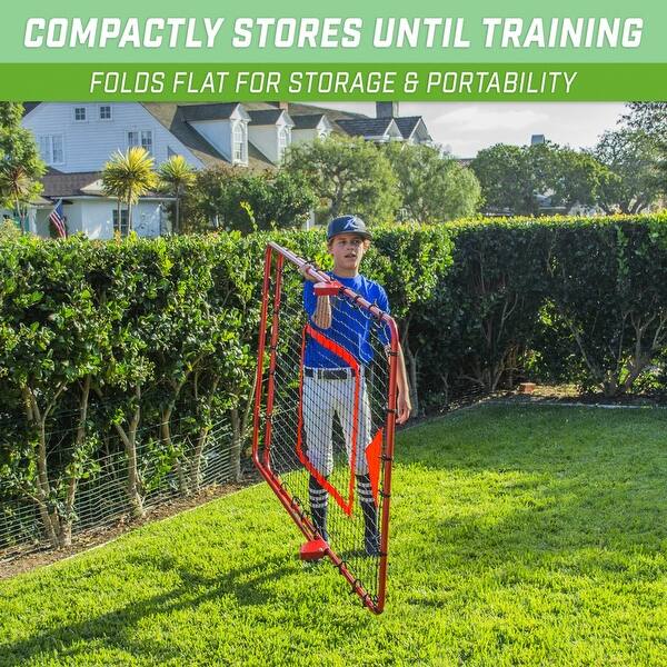 GoSports Baseball & Softball Pitching and Fielding Rebounder Trainer